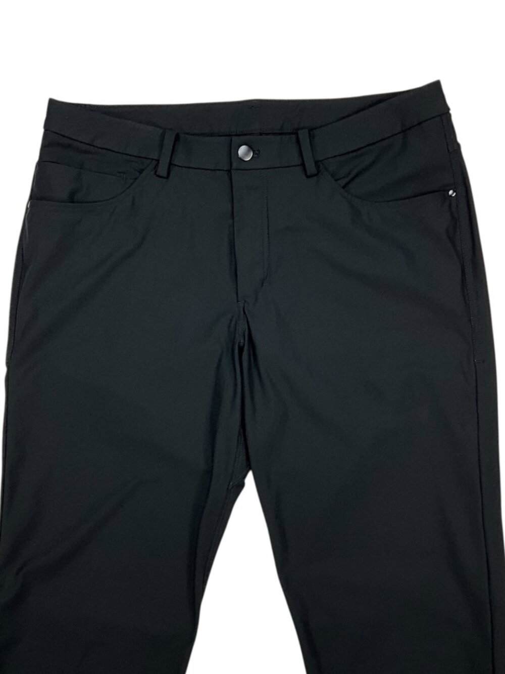 Lululemon Mens ABC Pant Classic 34 Black Zip Fly Travel - Picture 8 of 16
